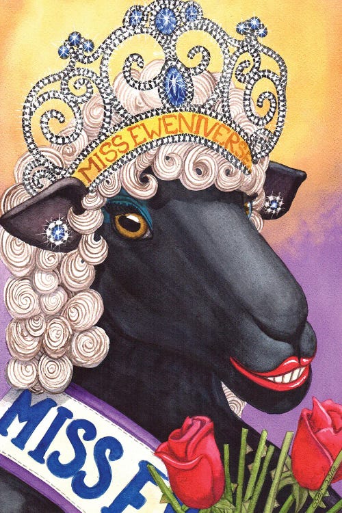 Miss Eweniverse by Catherine G McElroy wall art