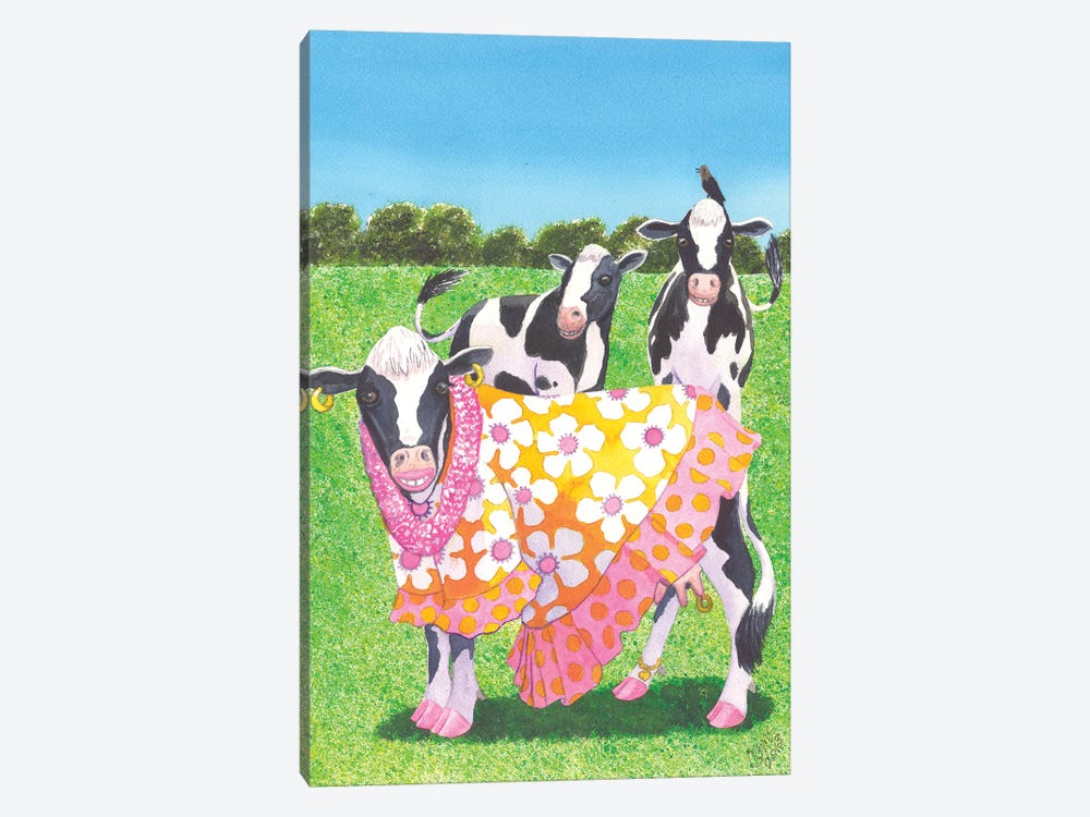 Moo-Moo by Catherine G McElroy 1-piece Canvas Artwork