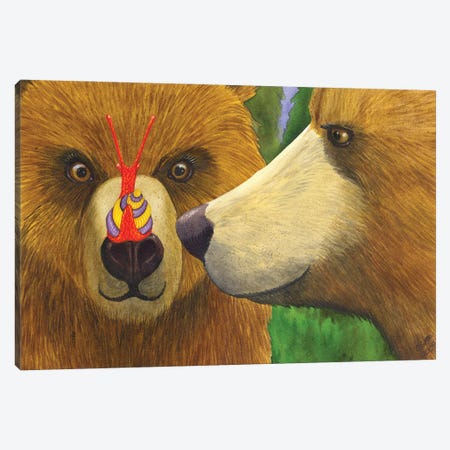 My What Big Eyes You Have! Canvas Print #CGM69} by Catherine G McElroy Canvas Print