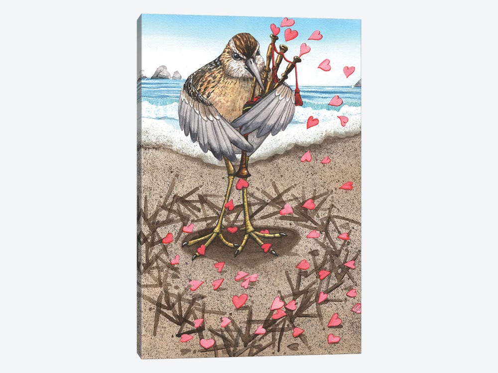 Sandpiper by Catherine G McElroy 1-piece Canvas Wall Art