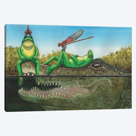 Swamp Canvas Print #CGM95} by Catherine G McElroy Canvas Print
