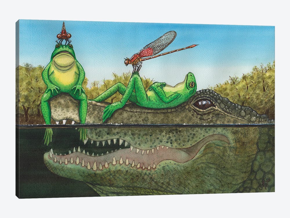 Swamp by Catherine G McElroy 1-piece Canvas Artwork
