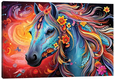 Spirit Horse Canvas Art Print - Alternative Décor