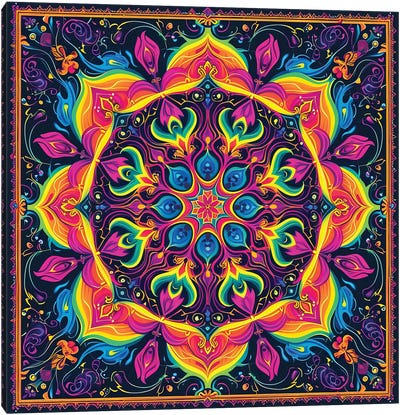 Eternal Mandala Canvas Art Print - Mandala Art