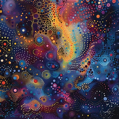 Rhythm Nebula by Cameron Gray acrylic art print