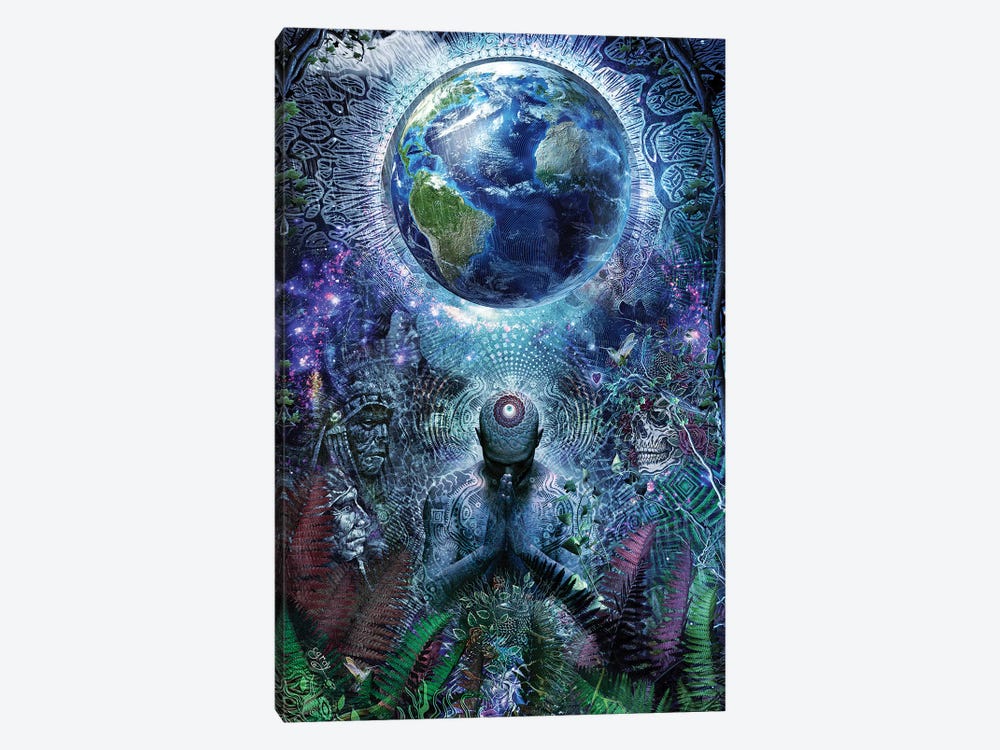 Gratitude For The Earth And Sky by Cameron Gray 1-piece Canvas Print