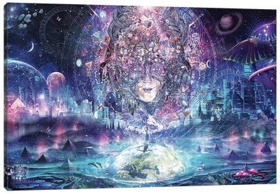 Quest For The Peak Experience Canvas Art Print - Psychedelic & Trippy Art