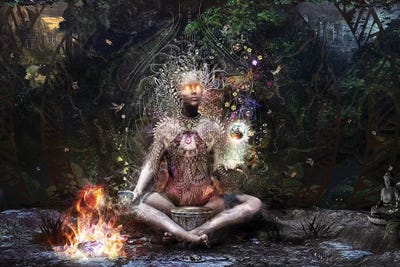 Sacrament For The Sacred Dreamers by Cameron Gray metal wall art