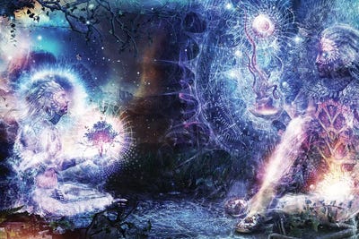 Shoulders And Giants by Cameron Gray metal wall art