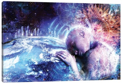 A Prayer For The Earth Canvas Art Print - Art that Moves You
