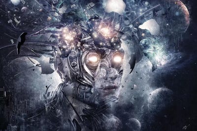 Reconstruction by Cameron Gray canvas print