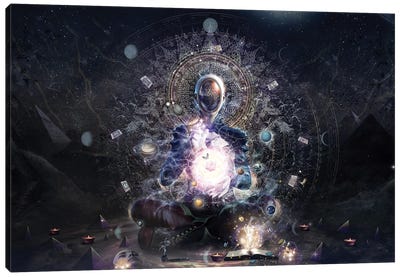 The Cosmic Ritual Canvas Art Print - Cameron Gray