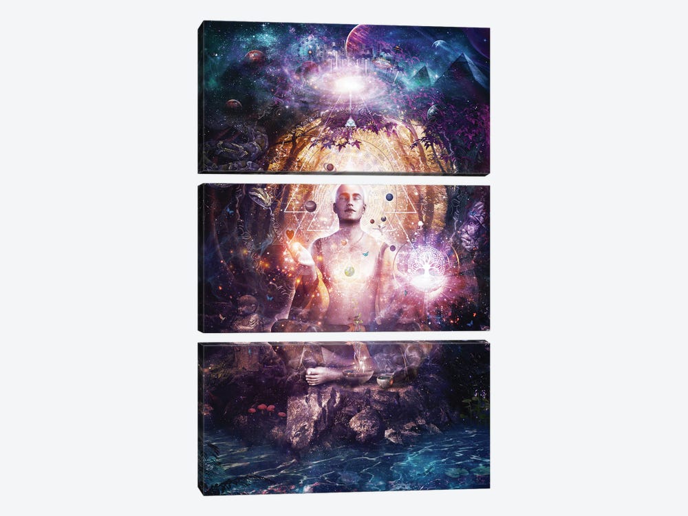 Connected To Source by Cameron Gray 3-piece Canvas Art Print