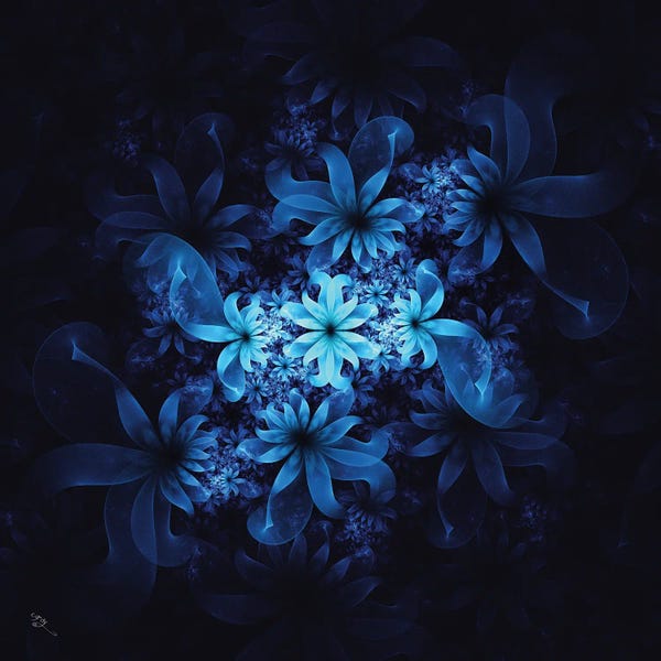 Psychedelic: Luminous Flowers by Cameron Gray