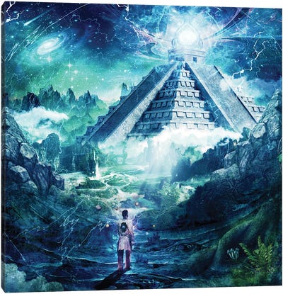 Journey Through A Dream Canvas Art Print - Pyramid Art