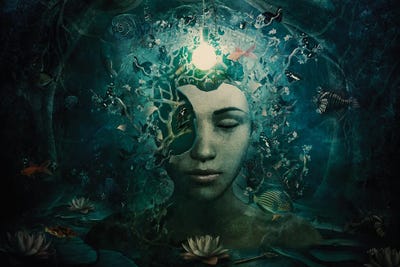 Beautiful And Broken by Cameron Gray metal wall art