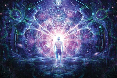 Conscious Self by Cameron Gray metal wall art