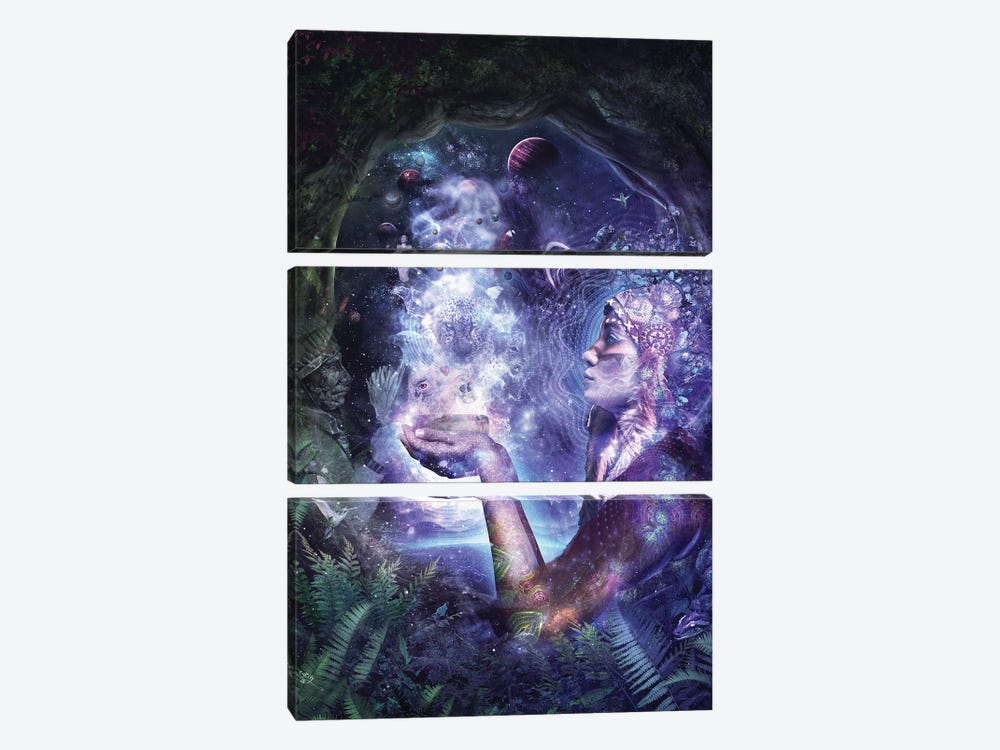 Mother Aya by Cameron Gray 3-piece Canvas Print