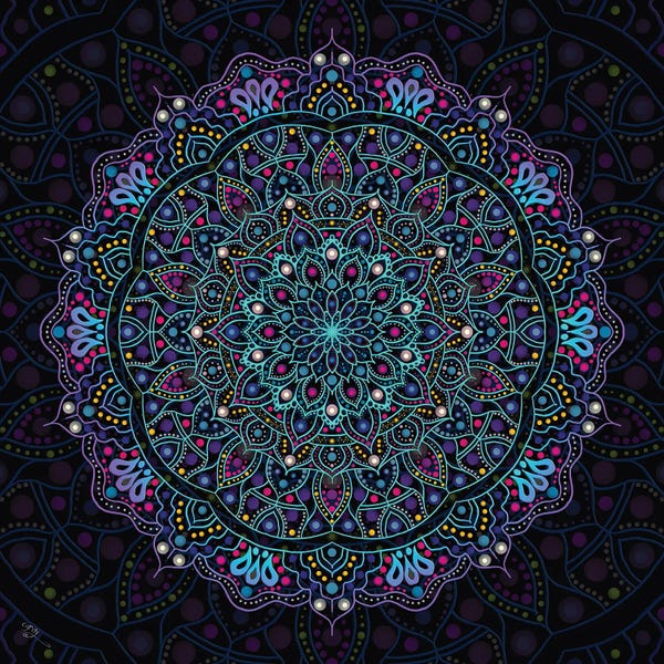 Mandalas: Zen Mandala V by Cameron Gray