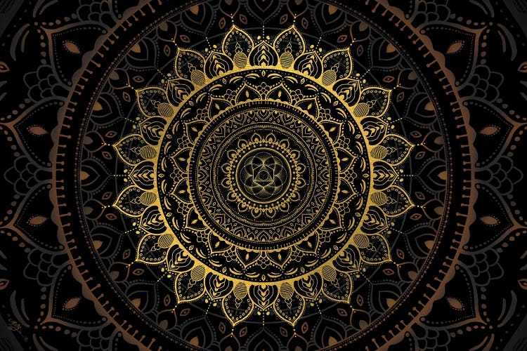 Gold Zen Mandala