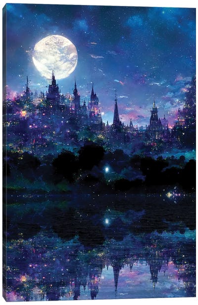 Glowing In The Night Canvas Art Print - Cameron Gray