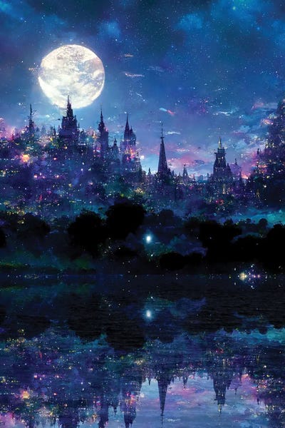 Rivers, Lakes & Waterfronts: Glowing In The Night by Cameron Gray