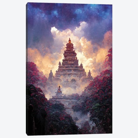 Buddhist Temple Canvas Print #CGR83} by Cameron Gray Canvas Artwork