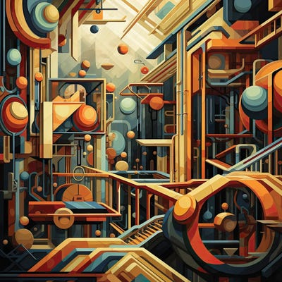 Awake In The Matrix II by Cameron Gray metal wall art