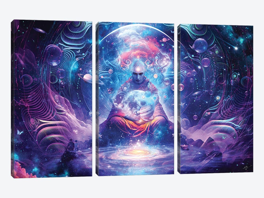 From Other Worlds by Cameron Gray 3-piece Canvas Print