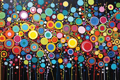 Festival Of Color And Lights by Cameron Gray metal wall art