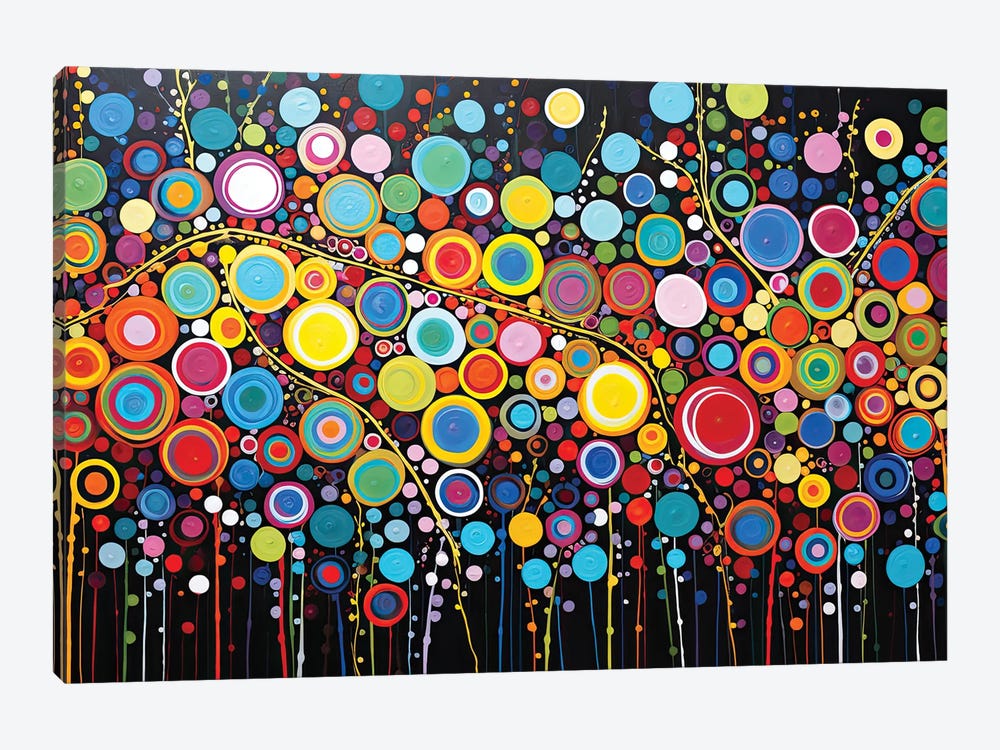 Festival Of Color And Lights by Cameron Gray 1-piece Canvas Artwork