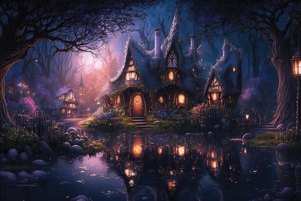 Cameron Gray: Fantasy Village by Cameron Gray