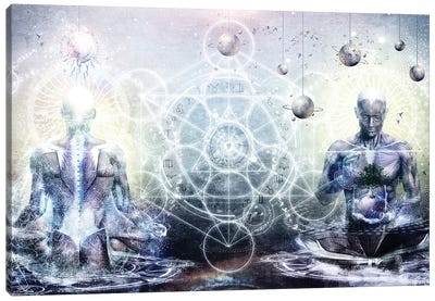 Experience So Lucid Discovery So Clear Canvas Art Print - Dreamscape Art