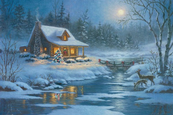 Houses: Christmas Cabin by Corbert Gauthier