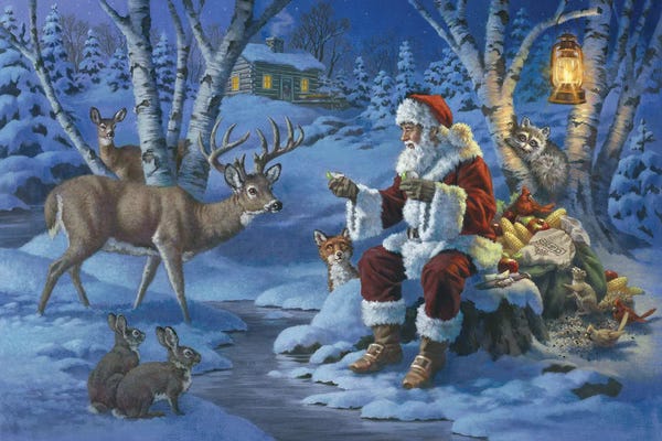 Azure Blue: Christmas Feast by Corbert Gauthier