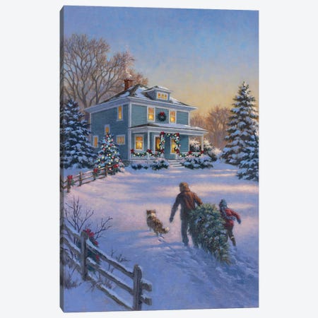 Christmas Tradition Canvas Print #CGT19} by Corbert Gauthier Canvas Art Print