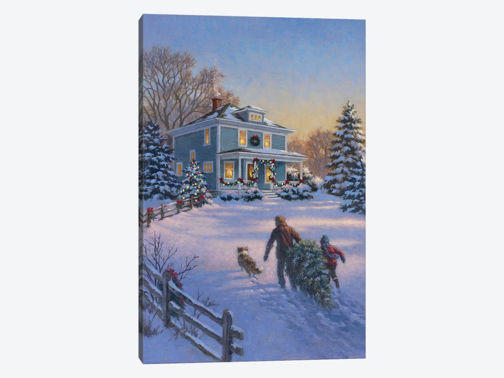 Christmas Tradition by Corbert Gauthier 1-piece Canvas Art Print