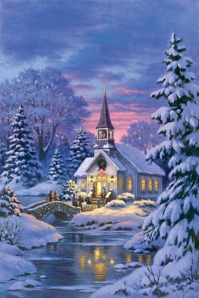 Violet: Country Church by Corbert Gauthier