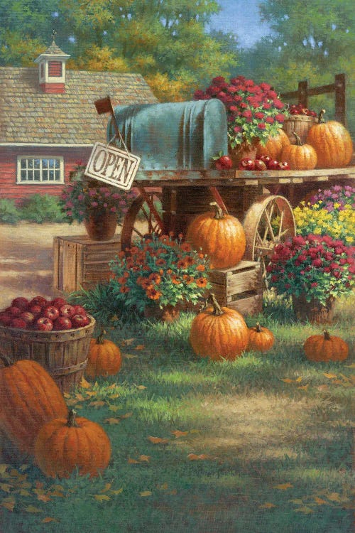 Fall Scene by Corbert Gauthier wall art