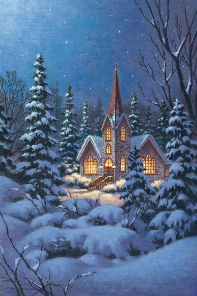 Snowscapes: North Woods Chapel by Corbert Gauthier