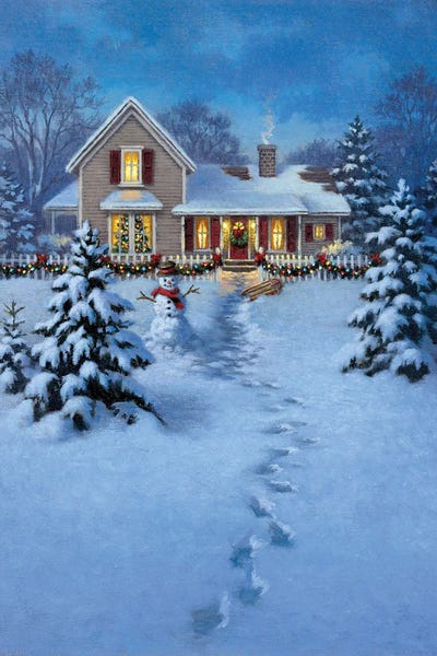 Snowscapes: Path Toward Home by Corbert Gauthier