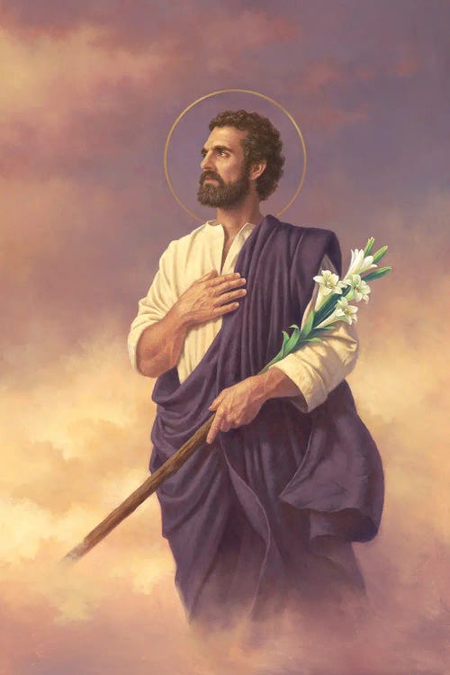 St Joseph by Corbert Gauthier wall art