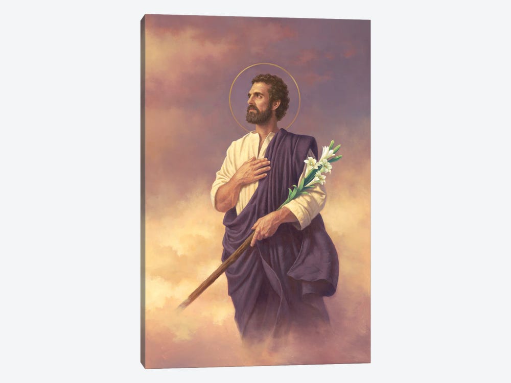 St Joseph by Corbert Gauthier 1-piece Canvas Print