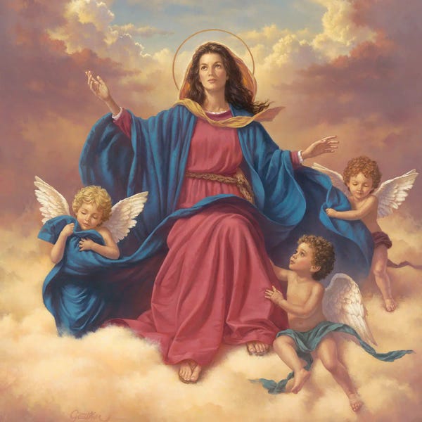 Virgin Mary: Assumption by Corbert Gauthier
