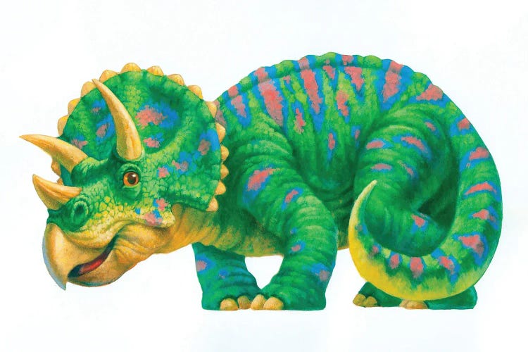 Baby Triceratops by Corbert Gauthier wall art