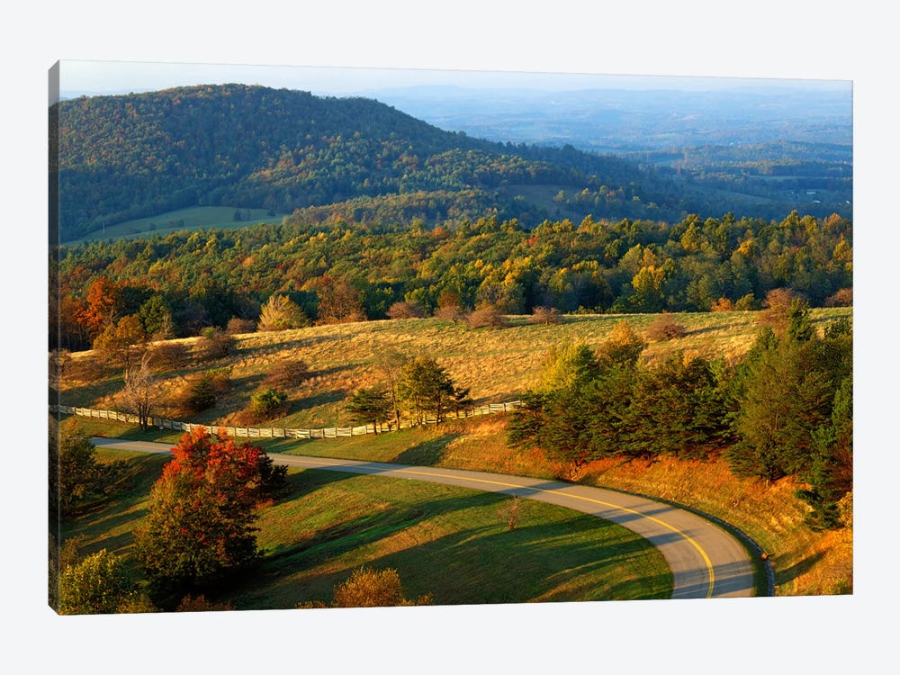 Mountain Landscape I, Blue Ridge Parkway, Patrick County, Virginia, USA by Charles Gurche 1-piece Art Print