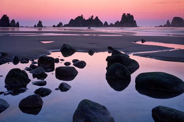 Charles Gurche: Point Of Arches, Shi Shi Beach, Olympic National Forest, Washington, USA by Charles Gurche