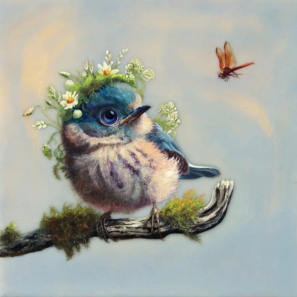 Dragonflies: Lavender by Carrie Goller