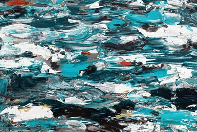 Aquamarine Adventure by Carmen Guedez canvas print