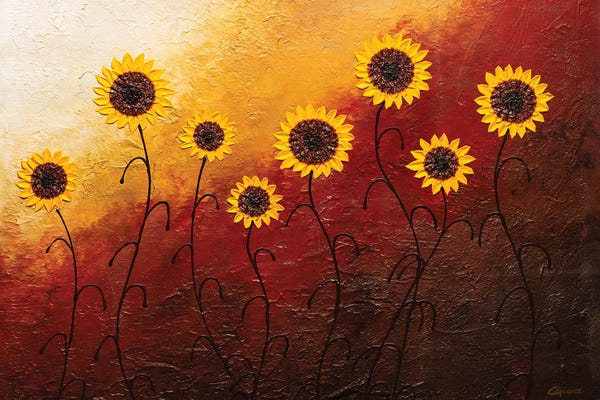 Carmen Guedez: Sunflower Garden by Carmen Guedez